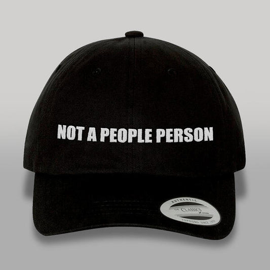 NOT A PEOPLE PERSON DAD  HAT